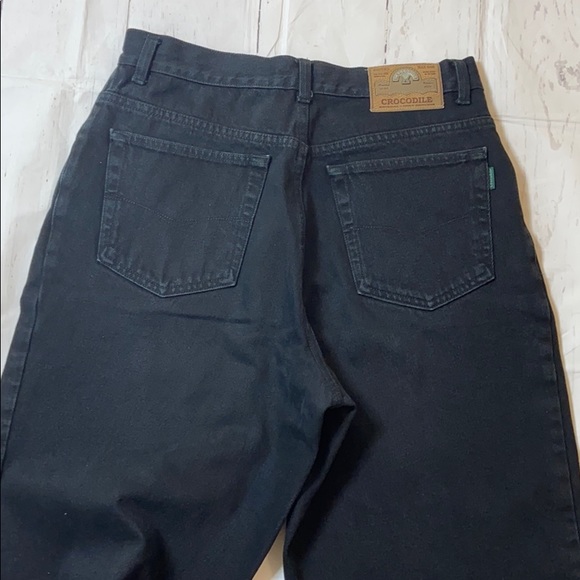 Crocodile International black Jeans size 36 inb209 - Picture 2 of 6